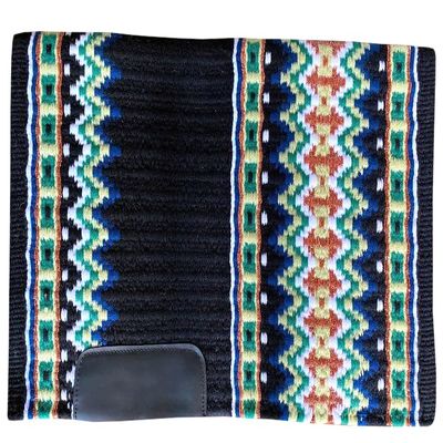 Western Horse Saddle Show Pad Blanket, Equestrian Ranch Pad, 100% NewZealand Woolen Pad Oversized Handmade Premium Quality ST-SP-027 (34" x 38")