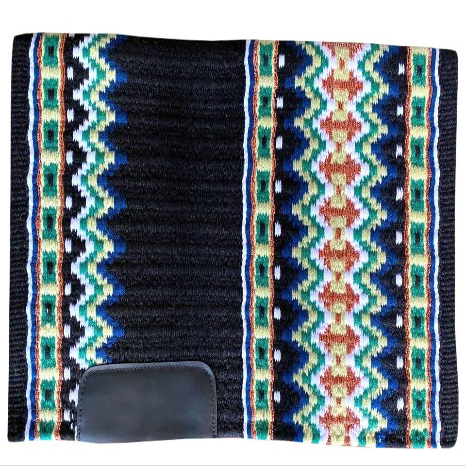 Western Horse Saddle Show Pad Blanket, Equestrian Ranch Pad, 100% NewZealand Woolen Pad Oversized Handmade Premium Quality ST-SP-027 (34" x 38")
