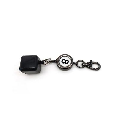 USUNQE Pool Chalk Holder Billiard Chalk Pocket Pool Cue Chalk Bag Belt Clip Retractable Key Ring Billiard Snooker Accessories