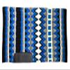 Blue White Western Horse Saddle Show Pad Blanket, Equestrian Ranch Pad, 100% Newzealand Woolen Pad Oversized Handmade Premium Quality ST-SP-028 (34" x 40")