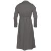 Ctreela Mens Long Trench Coat Business Casual Double Breasted Overcoat Fall Winter Solid Color Windbreaker Lapel Outwear view 4