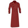 Ctreela Mens Long Trench Coat Business Casual Double Breasted Overcoat Fall Winter Solid Color Windbreaker Lapel Outwear view 4