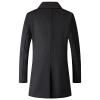 Ctreela Men Winter Thicken Business Woolen Coat Windproof Warm Jacket Notched Collar Windbreaker Fashion Thermal Outwear view 4