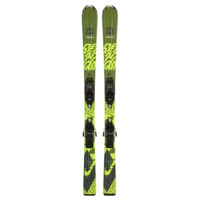 Volkl - Deacon Junior Ski Pack + Bindings 7.0 V Motion Jr Green Boys - Size 130 - Green