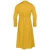 Ctreela Mens Long Trench Coat Business Casual Double Breasted Overcoat Fall Winter Solid Color Windbreaker Lapel Outwear view 4