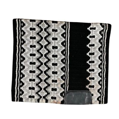 Western Horse Saddle Show Pad Blanket, Equestrian Ranch Pad, 100% NewZealand Woolen Pad Oversized Handmade Premium Quality ST-SP-045 (34" x 36")