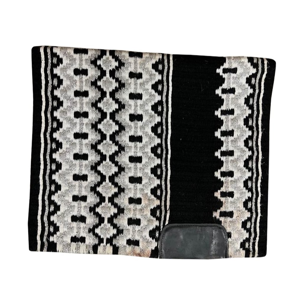 Western Horse Saddle Show Pad Blanket, Equestrian Ranch Pad, 100% NewZealand Woolen Pad Oversized Handmade Premium Quality ST-SP-045 (34" x 36")