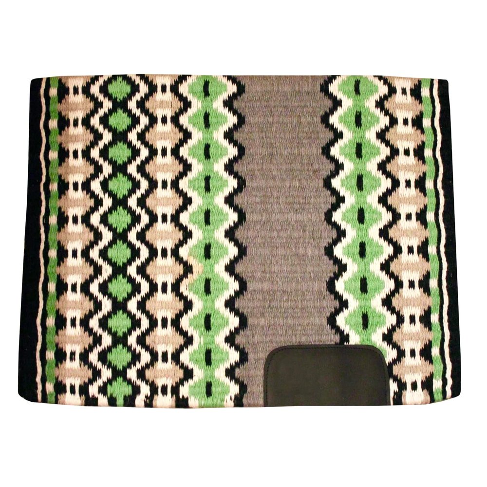Western Horse Saddle Show Pad Blanket, Equestrian Ranch Pad, 100% Newzealand Woolen Pad Oversized Handmade Premium Quality ST-SP-042 (34" x 36")