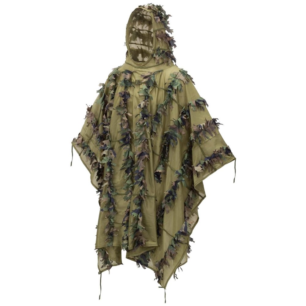 Helikon-Tex Leaf Ghillie Poncho US Woodland
