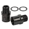 EMUKOEP Risk Bike Pedal Extender Alloy Pedal Extended Spindle for Mountain Bike 20mm (Black) view 1