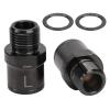 EMUKOEP Risk Bike Pedal Extender Alloy Pedal Extended Spindle for Mountain Bike 20mm (Black) view 2