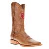 Vaccari Men's Luke Genuine Sierra Orix Leather OU Sooners Embroidery Broad Square Toe Cowboy Boots - 7.5 view 1