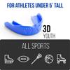 SISU 3D Youth Mouthguard, Charcoal Black - Pre-Formed, Easy Fit Protection for Lacrosse, Football, Hockey, Team Sports - Remoldable Up to 20 Times - Non Toxic view 2