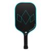 Diadem Warrior Edge Pickleball Paddle | Etched Carbon Face for Max Spin, 16mm Aero Guard, Comfort Max Grip, 16mm Honeycomb Core, Midweight 8oz | Indoor/Outdoor | USAPA Approved, Teal view 2