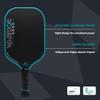 Diadem Warrior Edge Pickleball Paddle | Etched Carbon Face for Max Spin, 16mm Aero Guard, Comfort Max Grip, 16mm Honeycomb Core, Midweight 8oz | Indoor/Outdoor | USAPA Approved, Teal view 4