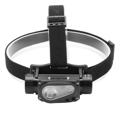 Airshi Headlamp Flashlight, Adjustable Elastic Band LED Headlamp Rechargeable Adjustable Lamp Head Waterproof for Running for Fishing
