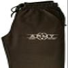 CornBorn Army Sweatpants - Premium Fleece Army Football Laces - Black - Small view 2