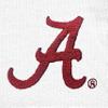 Little King NCAA Striped Bodysuit with Shoulder Snap and Embroidered Logo-Alabama-Crimson Trim-12 Months view 3