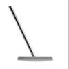 Bell II N-410 Left Hand No Offset Oversize Center Shaft Blade Putter - Matte Finish (33, Winn Midsize Grip) view 2