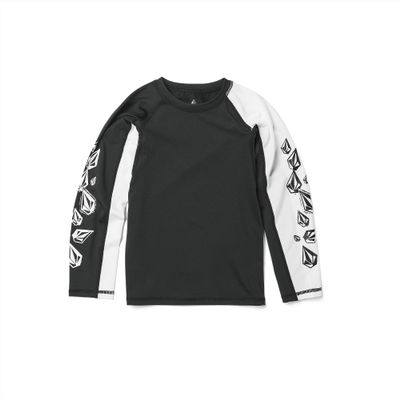 Volcom Boys Stone Jester Ls Black White 4T