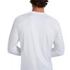TYR Men's Athletic Performance Workout Raglan Long Sleeve Tech Tee, White, X-Large view 2