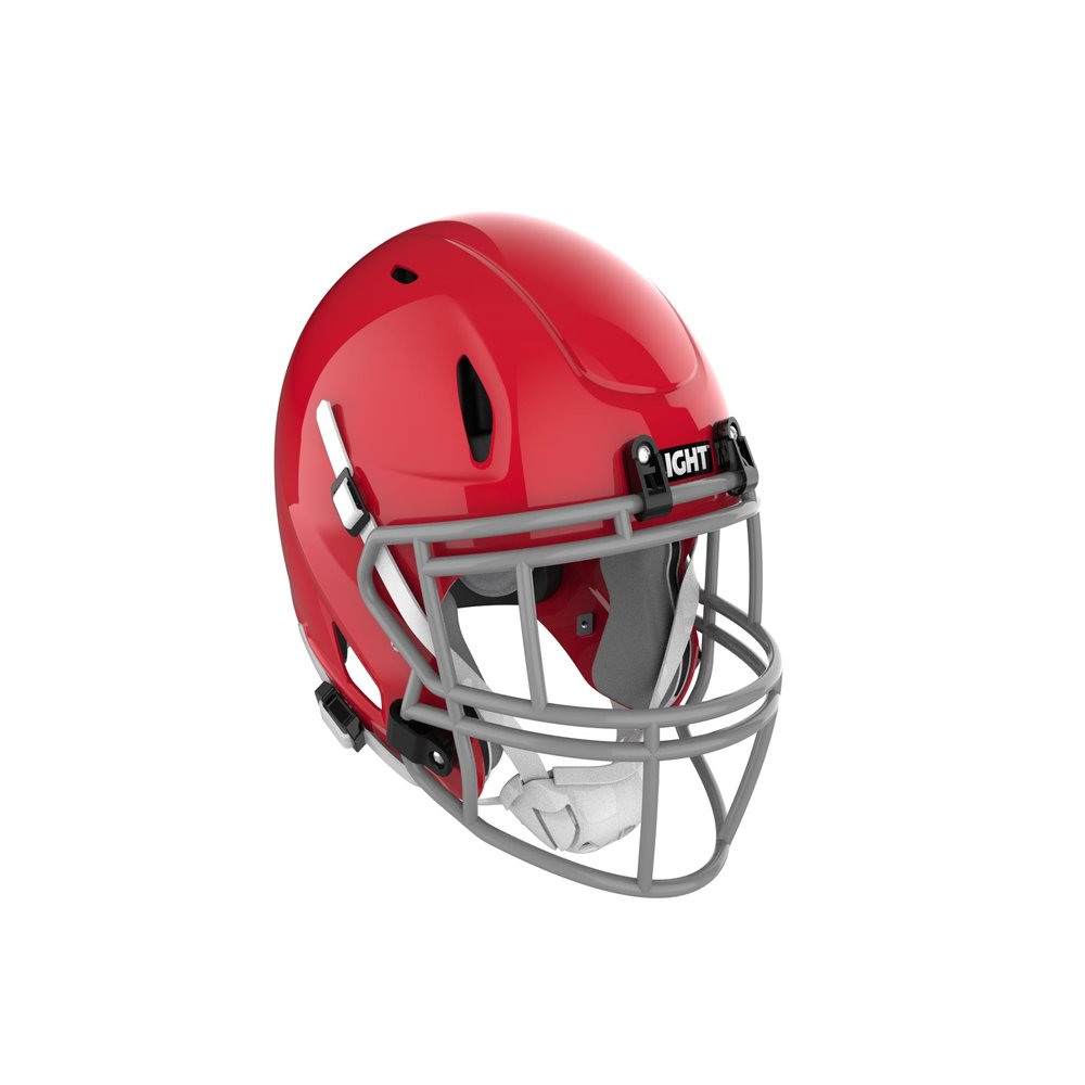 LIGHT Helmets LS2 Varsity Helmet (Gloss Scarlet, Large)