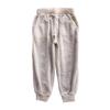 NOONOOJOOJOO Big Girls Kids Baby Girls Pull Up Velvet Velour Ribbbed Bottom Casual Sport Pants New School Cloths view 2