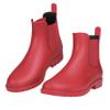 Asgard Women's Ankle Rain Boots Waterproof Chelsea Boots Red view 4