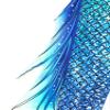 RUNQHUI Women's Halloween Costume 3D Print Mermaid Leggings Fish Scale Compression Pants Rash Guard Fancy Trouser Green&Blue Large view 4