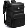Laripwit 54 Cans Backpack Cooler Insulated Leak-Proof Large Leather Cooler Backpack Double Deck Lunch Backpack for Men Women - Perfect Soft Cooler Bag for Work, Camping, Picnic, Beach, Hiking view 1