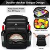 Laripwit 54 Cans Backpack Cooler Insulated Leak-Proof Large Leather Cooler Backpack Double Deck Lunch Backpack for Men Women - Perfect Soft Cooler Bag for Work, Camping, Picnic, Beach, Hiking view 4