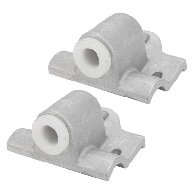 DOACT Boat Aluminum Oar Lock Socket, 14MM Marine Grade Round Gunwale Mount Jon Rowboat Replacement Hardware 2 Pack
