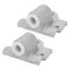 DOACT Boat Aluminum Oar Lock Socket, 14MM Marine Grade Round Gunwale Mount Jon Rowboat Replacement Hardware 2 Pack view 1