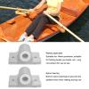 DOACT Boat Aluminum Oar Lock Socket, 14MM Marine Grade Round Gunwale Mount Jon Rowboat Replacement Hardware 2 Pack view 3
