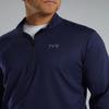 TYR T28001401L Mw 1/4 Zip Ls Shirt Navy L view 3