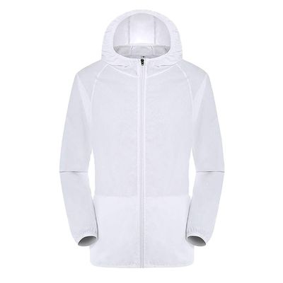 RTRDE Mens Coats, Rain Jacket Men's Lightweight Waterproof Jacket Raincoat With Hood For Golf Cycling Windbreaker Light Winter Jackets Men Jacket Packable Jacket Windproof Jacket Coats (M, White)