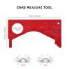A1FISHER 2 Packs Double Ring Crab Trap Steel Ring Crab Net 24" Top Ring, 20" Bottom Ring with 50' Rope, Bait Bag, Bait Clip, Crab Gauge Measure Kit for Crabbing Dungeness, Rock and Blue Crab view 4