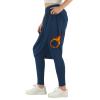 ANIVIVO Women's Knee Length Fleece Lined Leggings with Skirt, Winter Warm Skirted Leggings for Women Zipper Pockets (Navyblue,XL) view 4