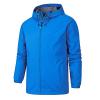 RTRDE Winter Coats For Men, Men's Rain Jacket Waterproof Lightweight Raincoat With Hood Outdoor Shell Jacket Hiking Windbreaker Jackets Men Golf Jacket Light Tall Big And Jackets (XL, Sky Blue) view 1