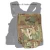 GYDEHUTJ V5 PC Back Panel Water Bag,3L Water Hydration Carrier Zip On Back Panel Banger for Tactical Airsoft Vest view 4