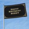 Flags For Men Happy Birthday Buddy Flag Gym Flag Fun Stuff (Color : Colour, Size : 30X45CM) view 1
