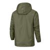 Jacket For Men, Men's Rain Jacket Waterproof Lightweight Raincoat With Hood Outdoor Shell Jacket Hiking Windbreaker Mens Jacket Light Jackets Men Breathable Packable Jacket Tall (4XL, Army Green) view 2