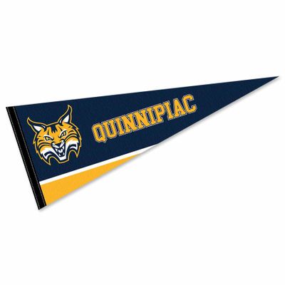 College Flags & Banners Co. Quinnipiac University Bobcats Pennant Flag