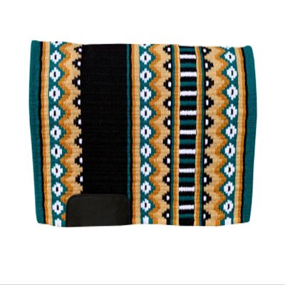 Western Horse Saddle Show Pad Blanket, Equestrian Ranch Pad, 100% Newzealand Woolen Pad Oversized Handmade Premium Quality ST-SP-053 (34" x 40")