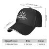 Hat Alaska Est 1959 Mountains Nature Baseball Cap Men Ponytail Hat Women Dad Hat Sun Hat Adjustable Trucker Hat Black view 3