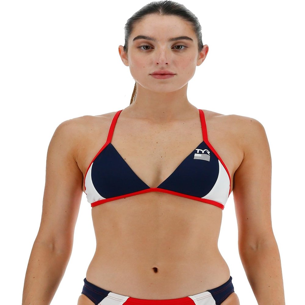 TYR T04005921S Trngl Bkni Top Sol USA S