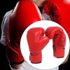 kowaku Kids Boxing Gloves Punching Gloves Punch Mitts Breathable Sparring Gloves Training Boxing Gloves for Workout Children Beginners Muay Thai, Red view 2