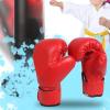 kowaku Kids Boxing Gloves Punching Gloves Punch Mitts Breathable Sparring Gloves Training Boxing Gloves for Workout Children Beginners Muay Thai, Red view 3