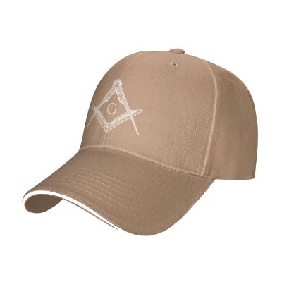 Hat Freemason Symbol Square Compass G Lodge Masonic Baseball Cap Men Ponytail Hat Women Dad Hat Trucker Hat Natural
