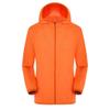 RTRDE Waterproof Jackets For Men, Rain Jacket Men's Lightweight Jacket Raincoat With Hood Golf Cycling Windbreaker Coats Light Jackets Men Packable Jacket Winter Jackets Pit Zip (3XL, Orange) view 1
